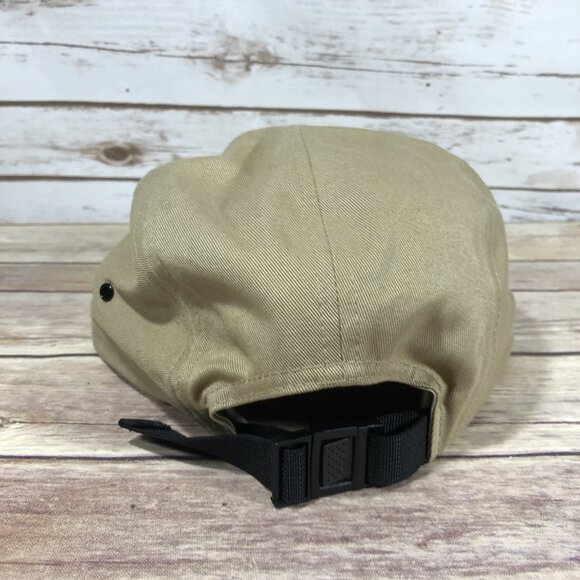 STIO Seal 5 Panel Adjustable Hat The Classics Yupoong Khaki Beige Outdoors Trail - Picture 4 of 9